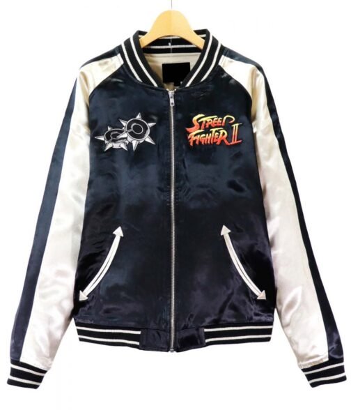 Chun Li Bonus Stage Street Fighter II Bomber Jacket - Image 2