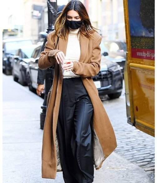 Kendall Jenner Street Wear Wool Coat - Image 6