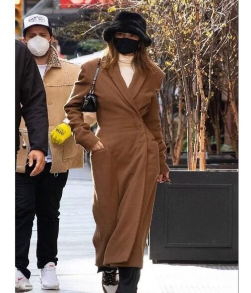 Kendall Jenner Street Wear Wool Coat - Image 4