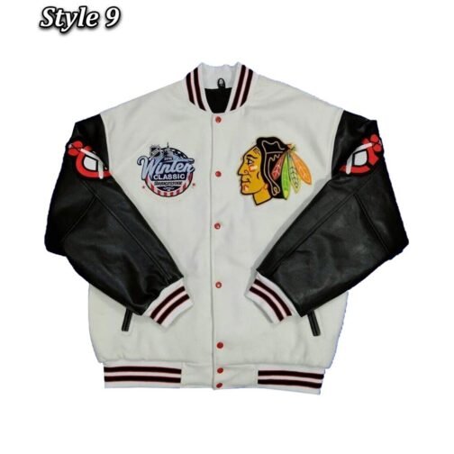 Chicago Blackhawks Styles Varsity Jacket - Image 9