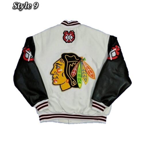 Chicago Blackhawks Styles Varsity Jacket - Image 18