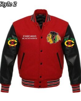 Chicago Blackhawks Styles Varsity Jacket