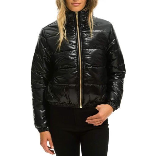 Sunburst Apres Glossy Puffer Jacket - Image 10