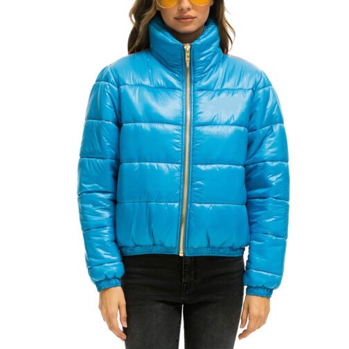 Sunburst Apres Glossy Puffer Jacket - Image 6