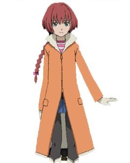 Suou Pavlichenko Darker Than Black Orange Cotton Coat