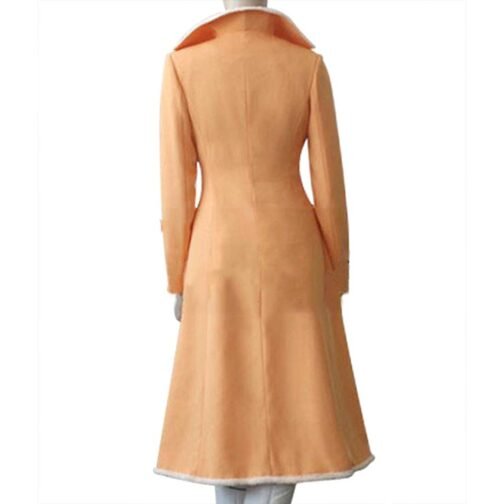 Suou Pavlichenko Darker Than Black Orange Cotton Coat - Image 3