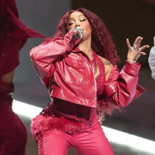 SZA Super Bowl 2025 Halftime Show Leather Jacket - Image 4