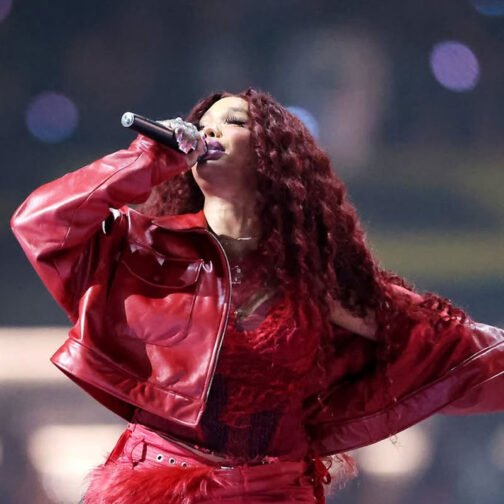 SZA Super Bowl 2025 Halftime Show Leather Jacket - Image 6