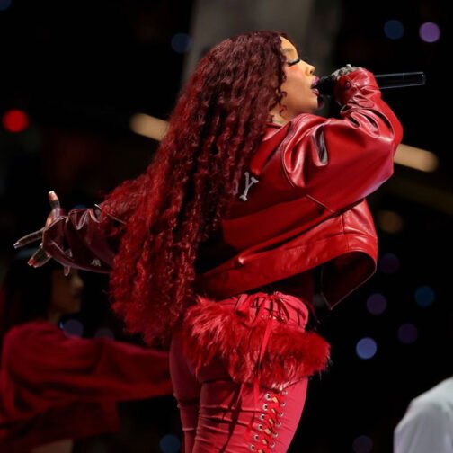 SZA Super Bowl 2025 Halftime Show Leather Jacket - Image 10