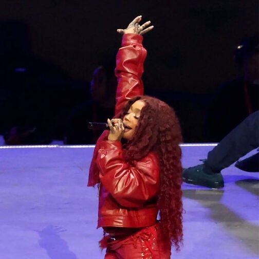 SZA Super Bowl 2025 Halftime Show Leather Jacket - Image 11