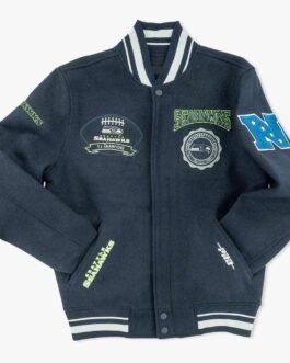 Seattle Seahawks Super Bowl Champions Varsity Jacket