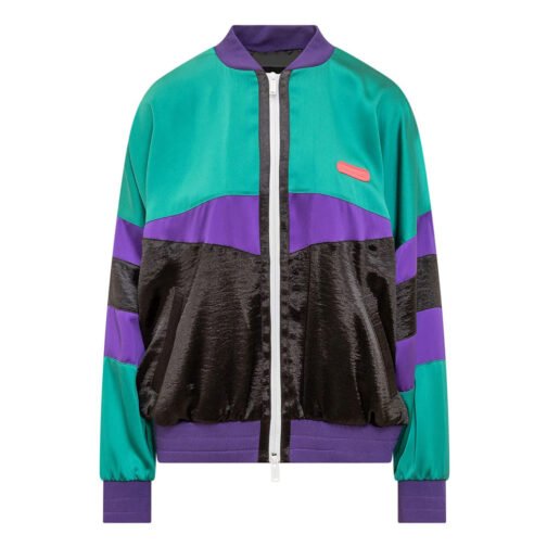 Gwen Stefani Super Bowl LVIII Color Block Jacket