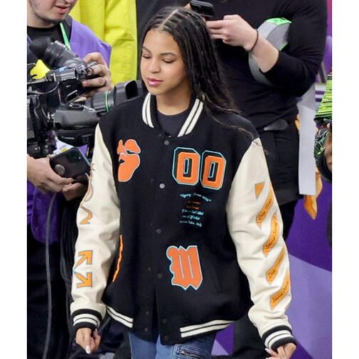Rumi Carter Super Bowl LVIII Varsity Jacket - Image 2
