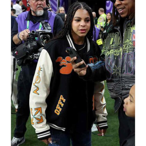 Rumi Carter Super Bowl LVIII Varsity Jacket - Image 10