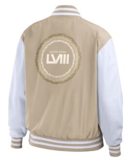 Super Bowl LVIII Tonal Tan and White Jacket