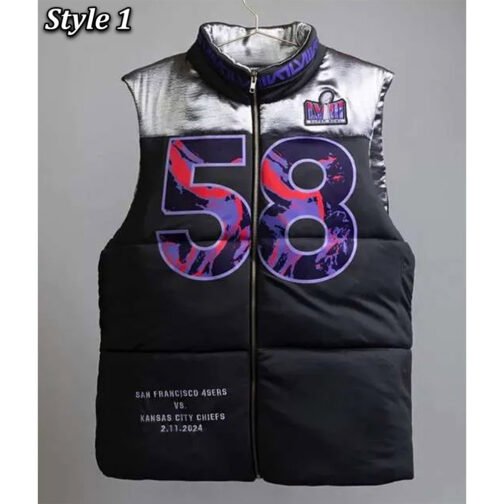 Kristin Juszczyk Super Bowl LVIII Vest