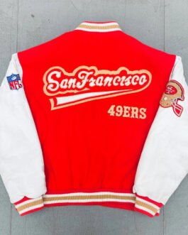 San Francisco 49ers 1990 Super Bowl XXIV Champions Varsity Jacket