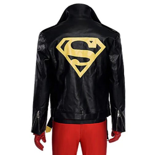 Superboy Comic Leather Jacket - Image 5