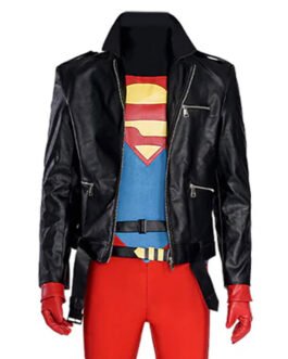 Superboy Comic Leather Jacket