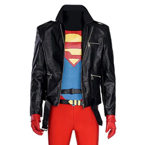 Superboy Comic Leather Jacket
