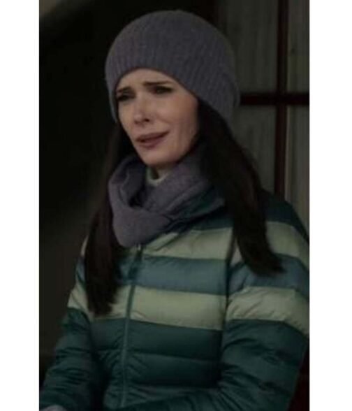 Elizabeth Tulloch Superman and Lois S02 Green Puffer Jacket - Image 7
