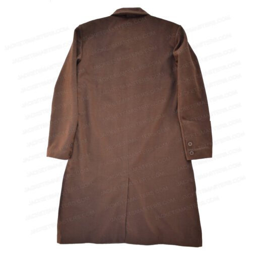 Supernatural Season 14 Jensen Ackles Brown Wool Coat - Image 3