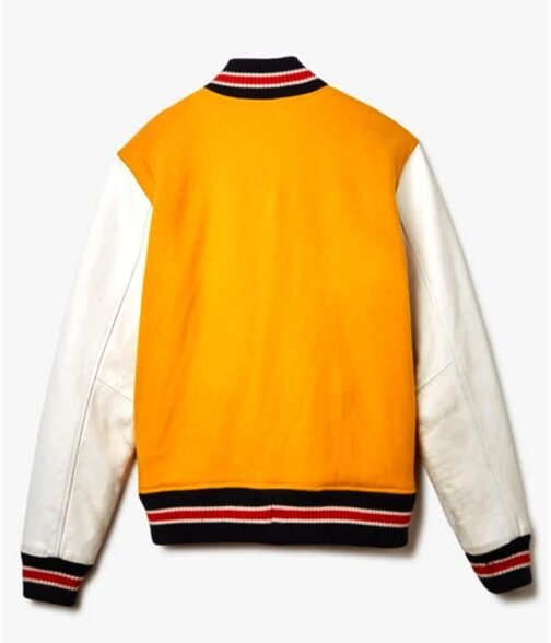 Varsity Supreme Tiger White and Yellow Jacket - Image 2