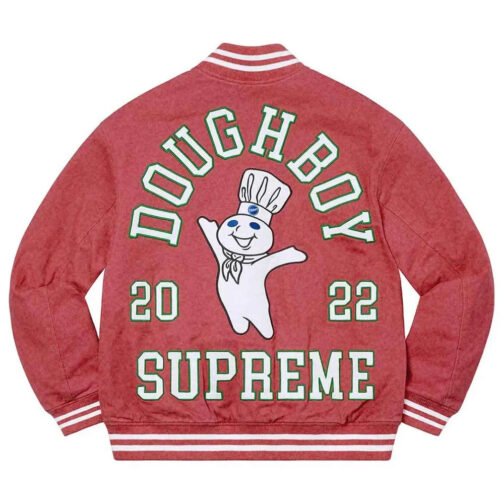 Supreme Doughboy Twill Varsity Jacket - Image 8