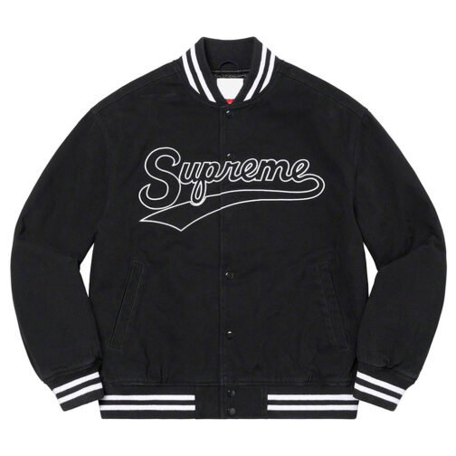 Supreme Doughboy Twill Varsity Jacket - Image 3