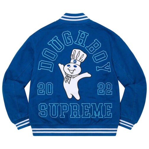 Supreme Doughboy Twill Varsity Jacket - Image 5