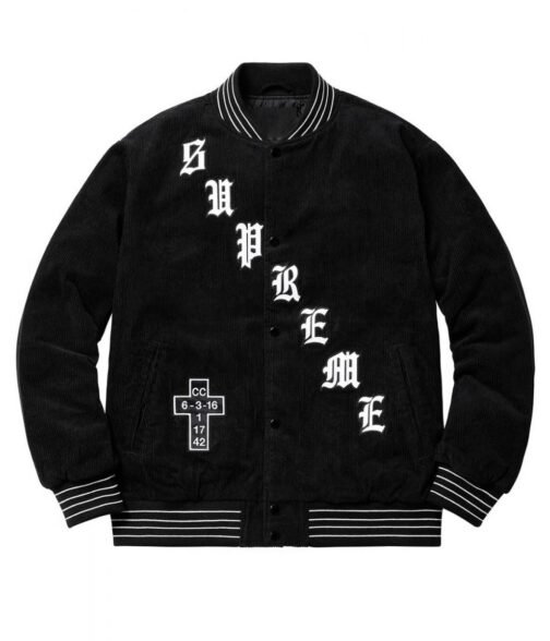 Supreme Old English Corduroy Bomber Jacket - Image 5
