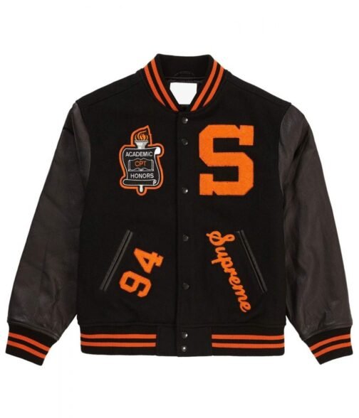 Men’s Supreme Team S Varsity Jacket - Image 11