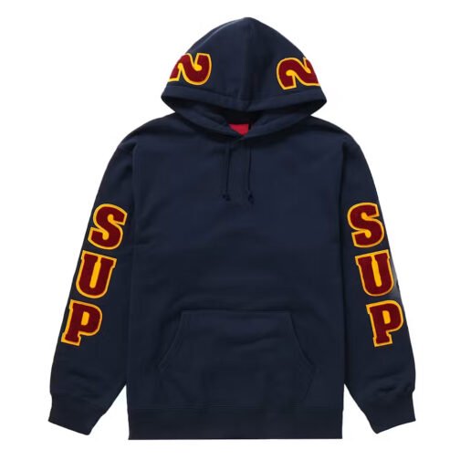 Supreme Team Chenille Hooded Sweatshirt - Image 8