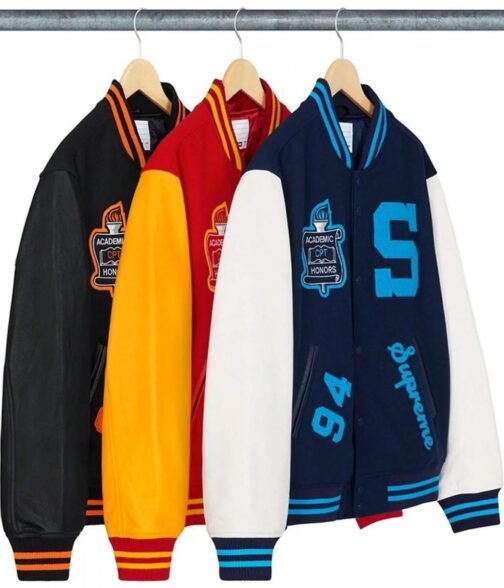 Men’s Supreme Team S Varsity Jacket - Image 13