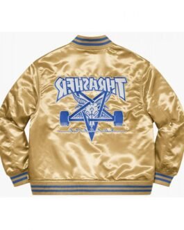 Supreme Thrasher Bomber Satin Jacket