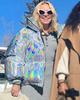 Sutton Stracke Real Housewives of Beverly Hills Puffer Silver Jacket