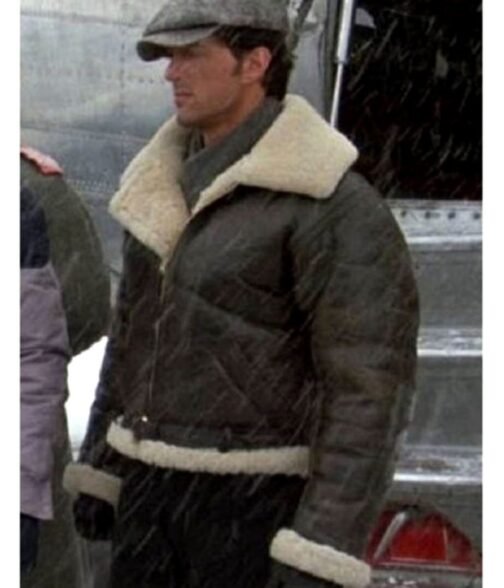 Rocky Balboa Sylvester Stallone Shearling Leather Jacket - Image 9