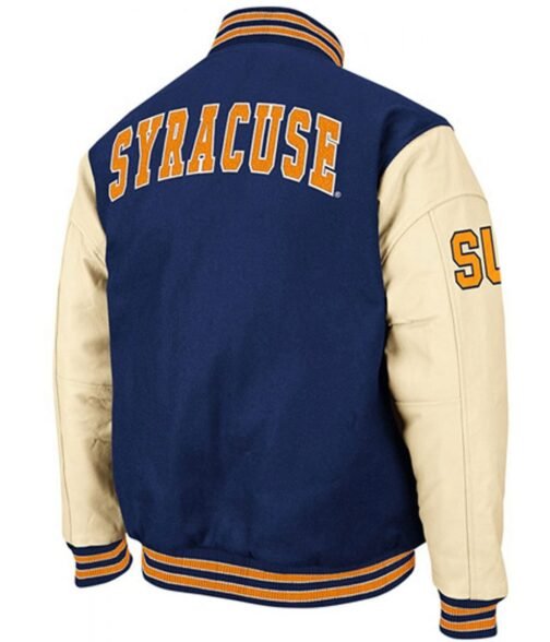 Varsity Syracuse S Letterman Jacket - Image 2