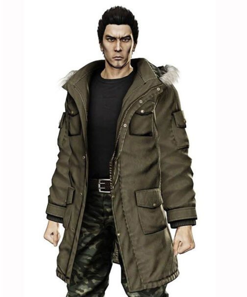 Taiga Saejima Yakuza 5 Green Parka - Image 2