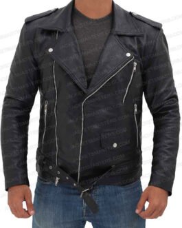Takayuki Yagami Lost Judgment Black Leather Jacket