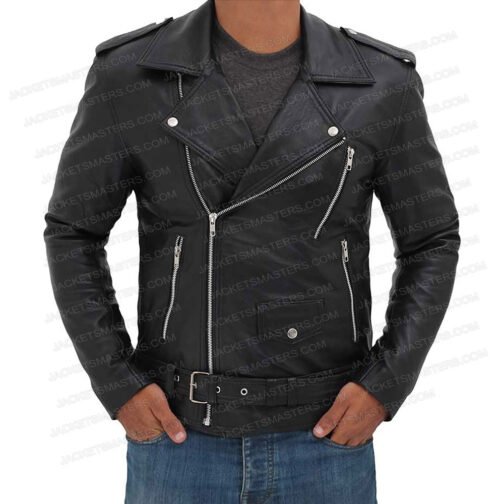 Takayuki Yagami Lost Judgment Black Leather Jacket - Image 4