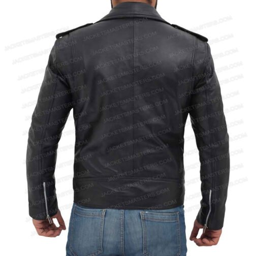 Takayuki Yagami Lost Judgment Black Leather Jacket - Image 3