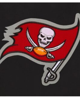 Tampa Bay Buccaneers Bomber Black Wool Jacket