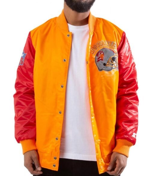 Varsity NFL Tampa Bay Buccaneers Satin Jacket - Image 3