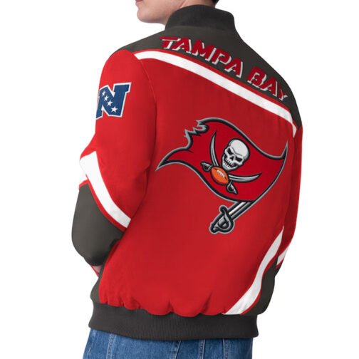 Tampa Bay Buccaneers Maximum Racing Red Jacket - Image 2