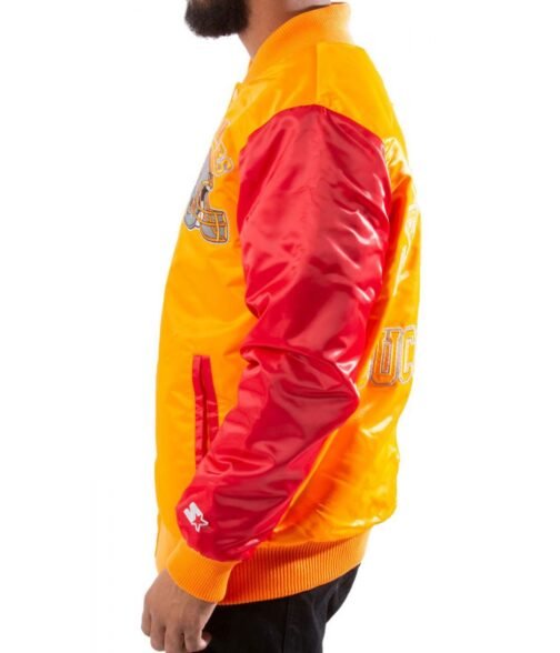 Varsity NFL Tampa Bay Buccaneers Satin Jacket - Image 4