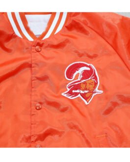 Tampa Bay Buccaneers Bomber Satin Jacket