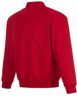 Varsity Tampa Bay Buccaneers Red Poly Twill Jacket