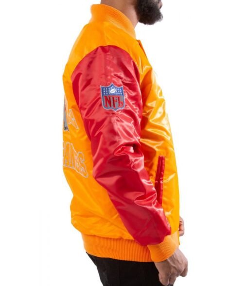 Varsity NFL Tampa Bay Buccaneers Satin Jacket - Image 5