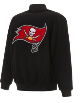 Varsity Tampa Bay Buccaneers Black Wool Jacket